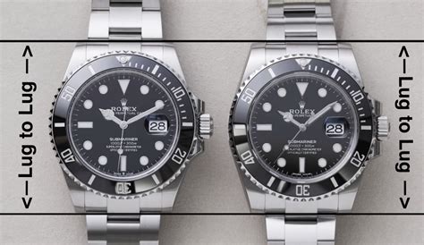 rolex 6610 lug width|rolex submariner lug size.